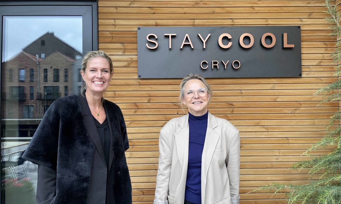 Diana og Annette foran Stay Cool Cryo