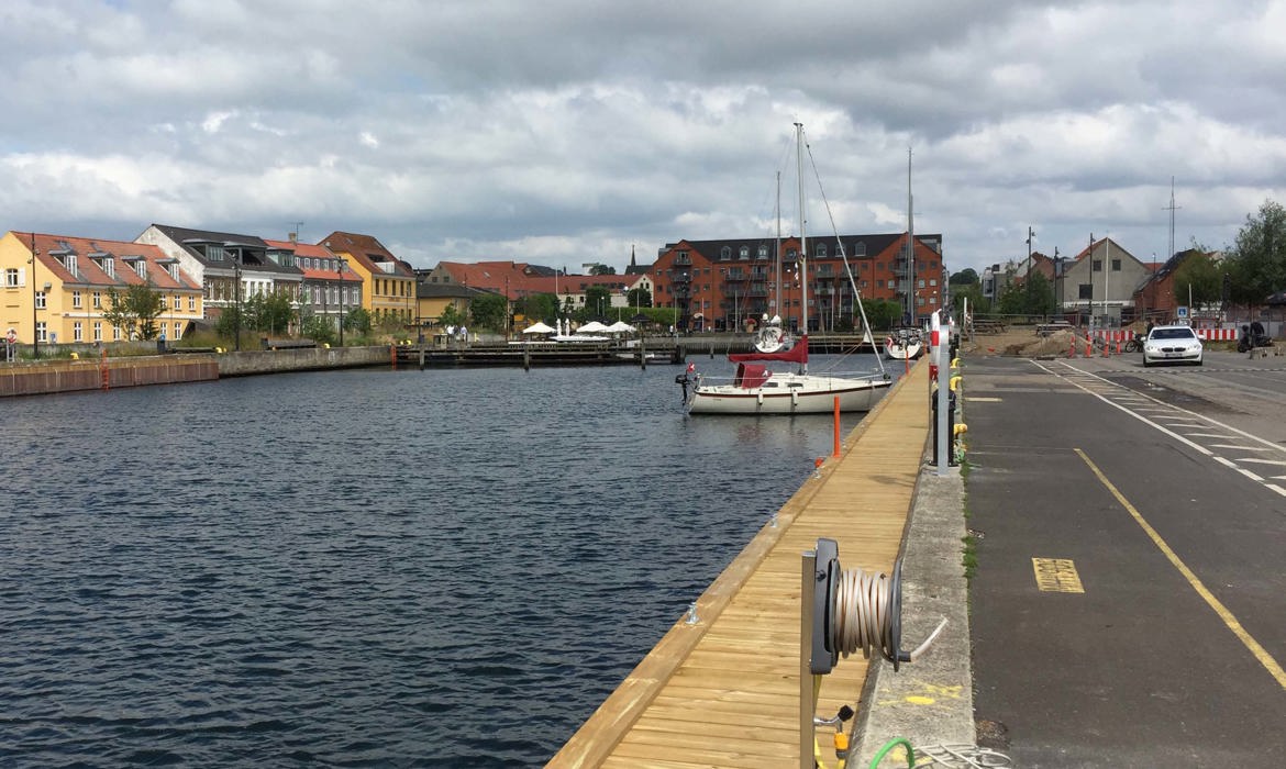 Gæstesejlerhavn - ny bådebro